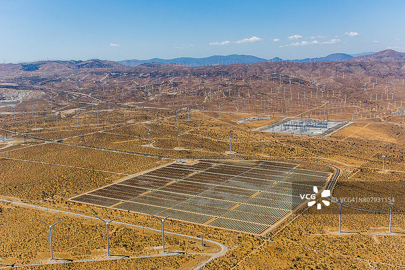 太阳能和风能图片素材