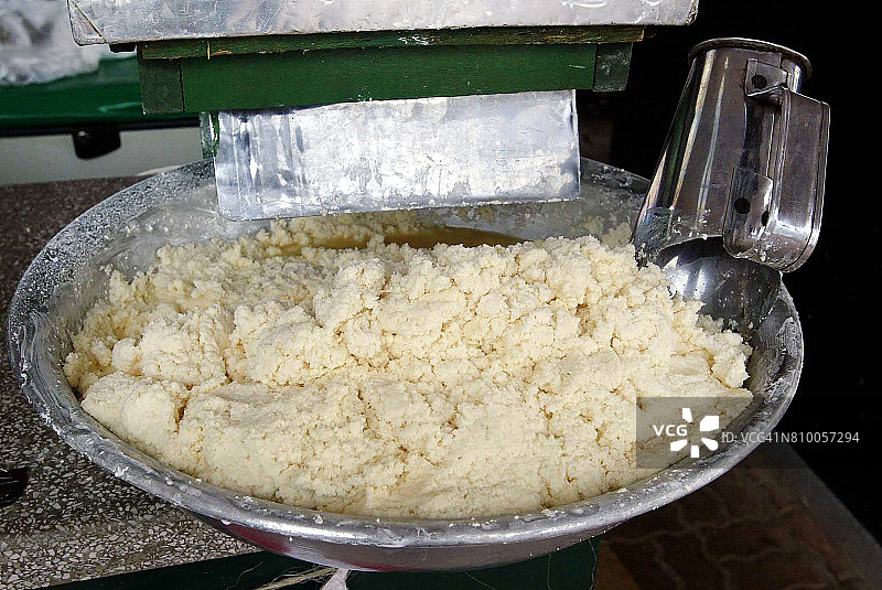 亚马逊贝伦市场出售的木薯粉图片素材