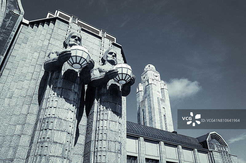 赫尔辛基中央火车站图片素材