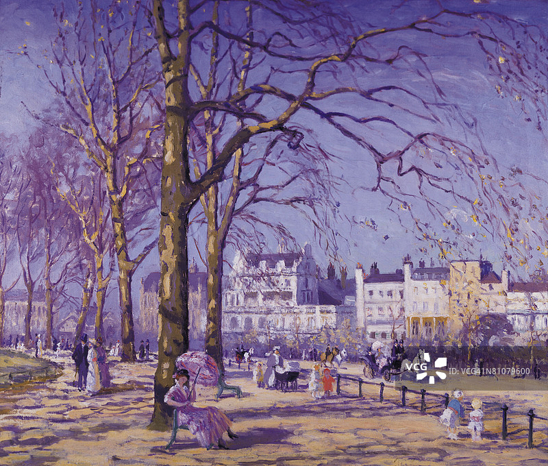 海德公园，伦敦，英格兰图片素材