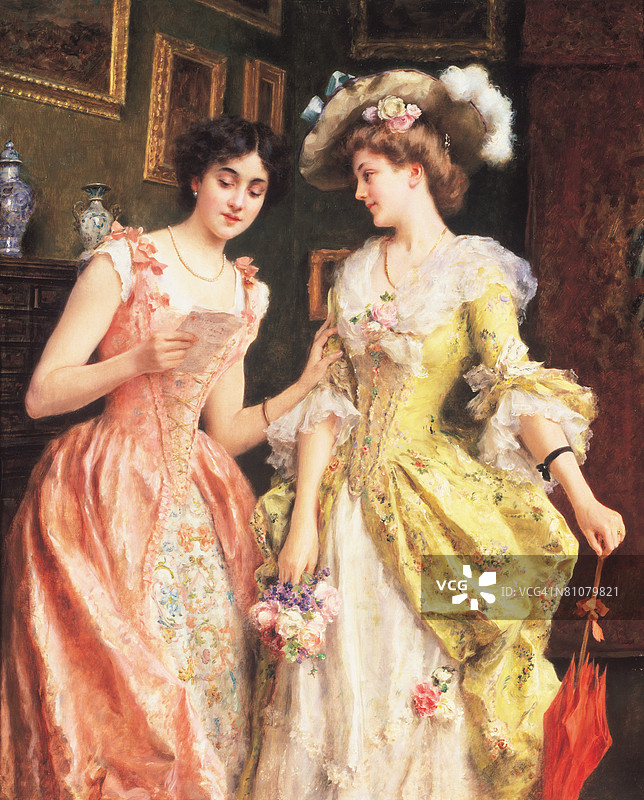 一封有趣的信件图片素材