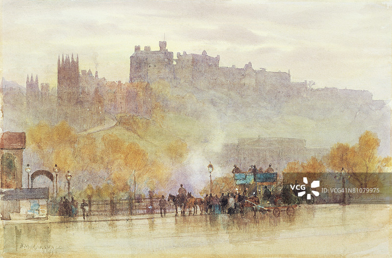 爱丁堡城堡图片素材