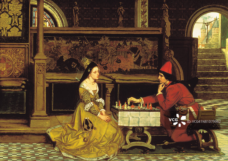 一局国际象棋游戏图片素材