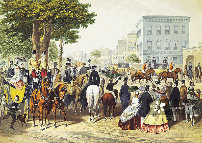 海德公园的女王图片素材