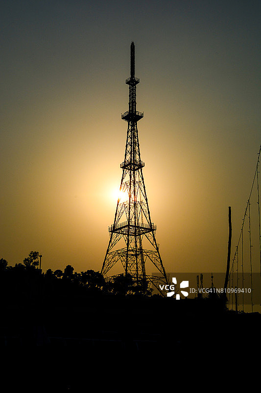高网络塔图片素材