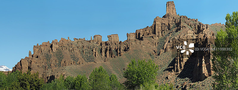 怀俄明州肖肖尼河沿岸的圣城图片素材