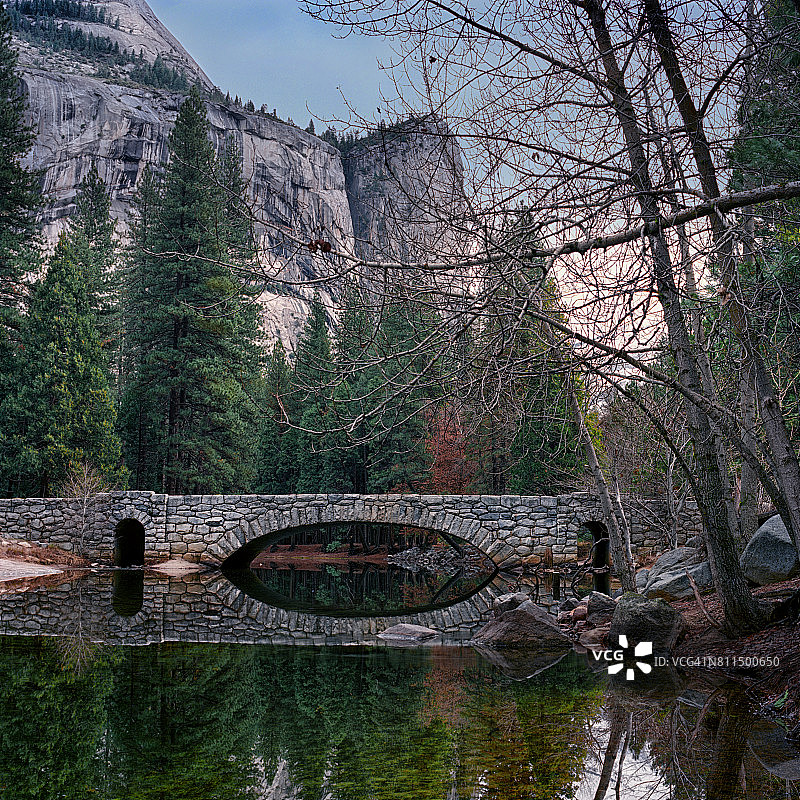 优胜美地国家公园斯通曼桥图片素材