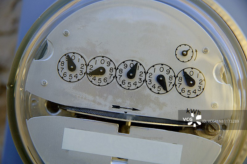 煤气表特写图片素材