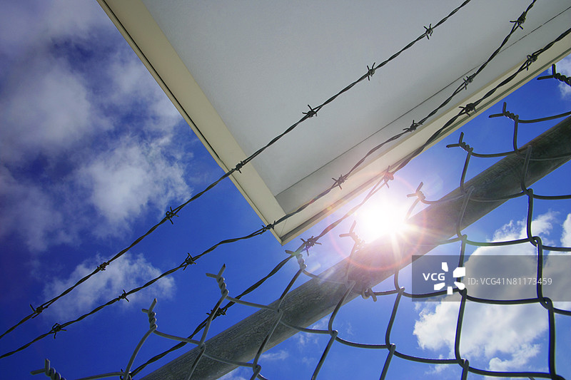 链条状围栏图片素材