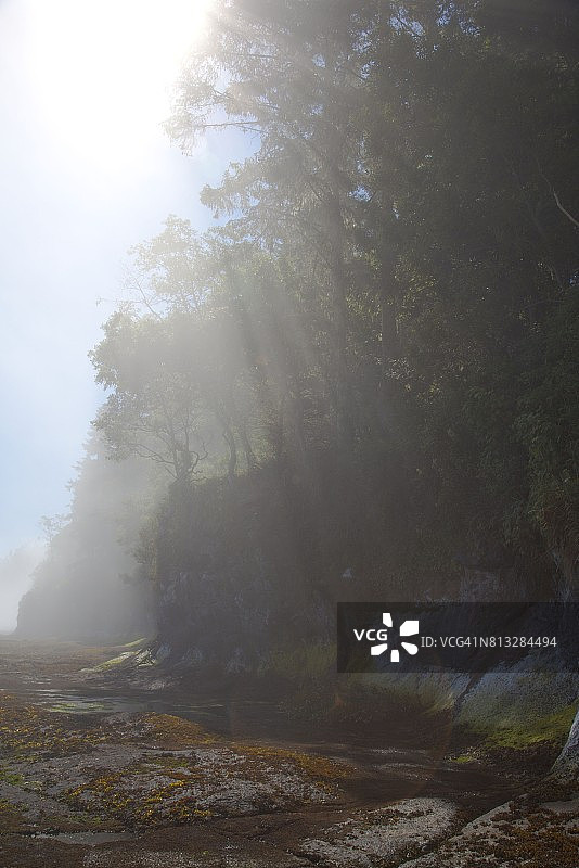 盐溪与新月湾图片素材