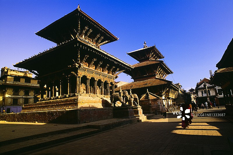 帕坦杜巴广场，尼泊尔图片素材