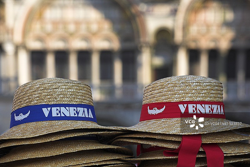意大利威尼斯遮阳帽图片素材