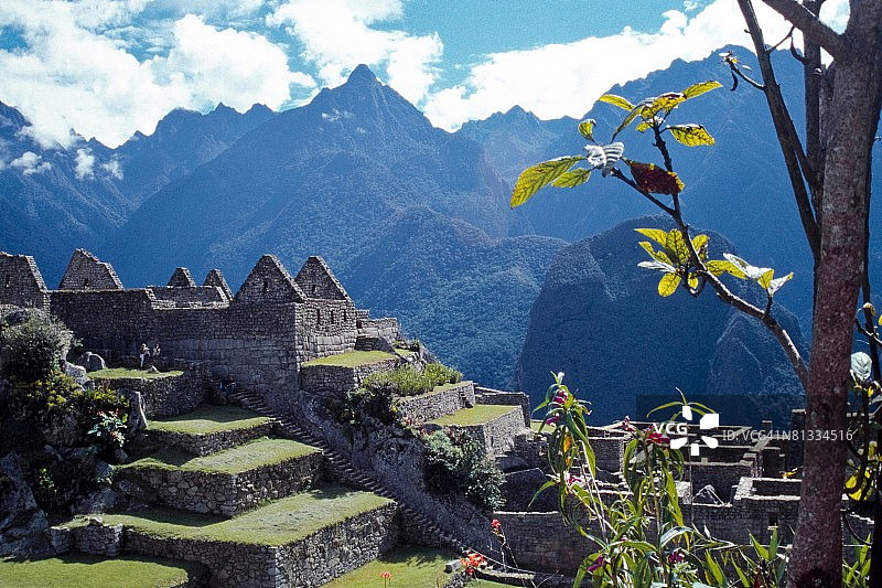 秘鲁马丘比丘：前哥伦布时期的历史遗址图片素材