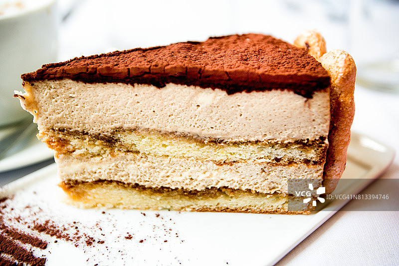 提拉米苏甜点摆盘图片素材