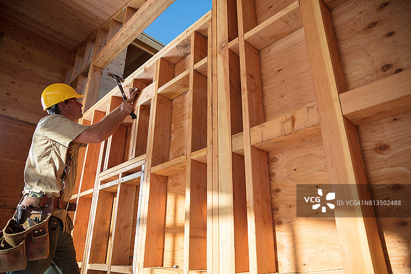 房屋建造 - 锤击图片素材
