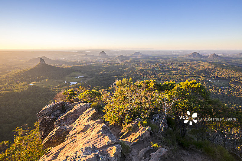 玻璃屋山，阳光海岸内陆，澳大利亚昆士兰图片素材