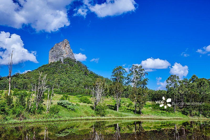 玻璃屋山，阳光海岸内陆，澳大利亚昆士兰图片素材