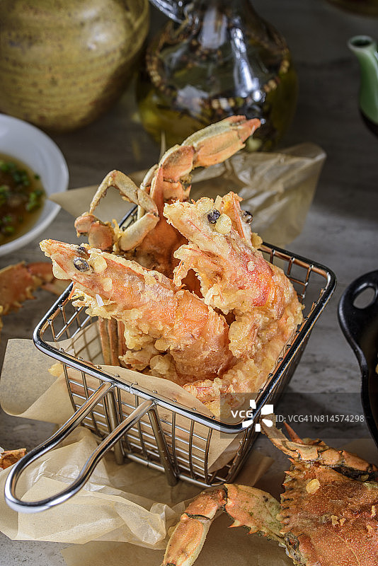 炸虾仁图片素材