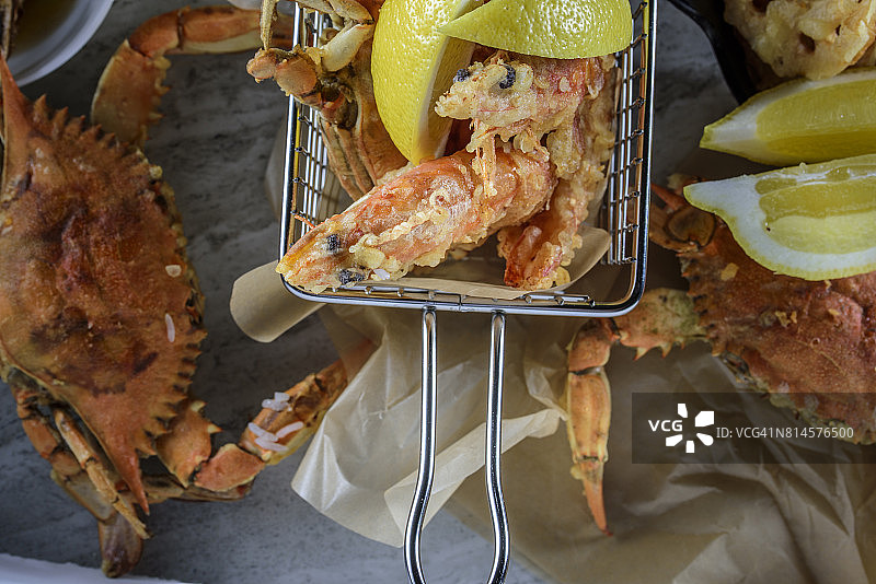 炸虾仁图片素材