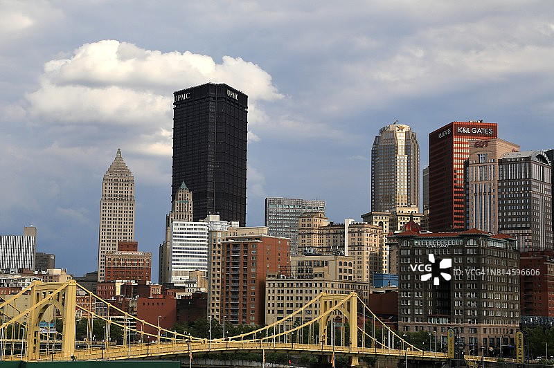 匹兹堡城市天际线图片素材