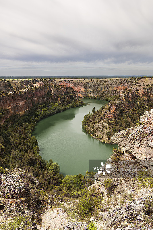 杜拉顿河峡谷，西班牙卡斯蒂利亚-莱昂图片素材