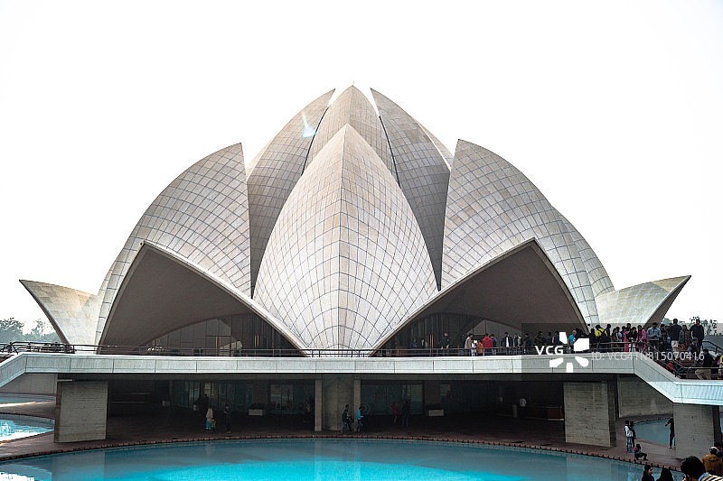 莲花寺 | 德里 | 印度图片素材