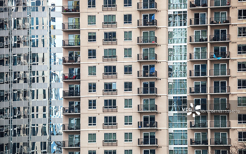 北卡罗来纳州夏洛特市中心公寓图片素材