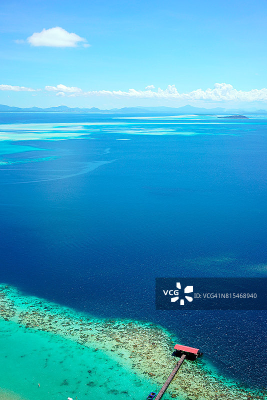 博海杜朗岛顶端的国家公园图片素材