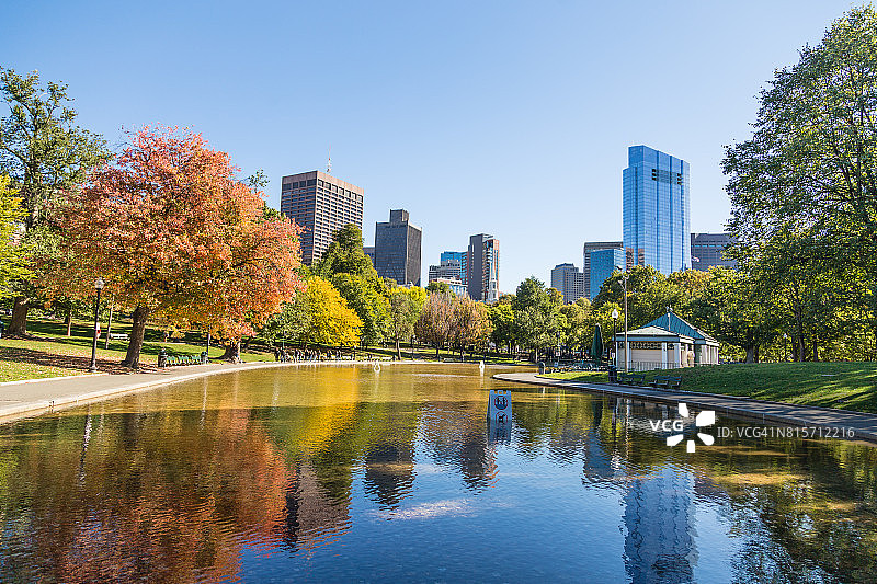 波士顿的秋色图片素材