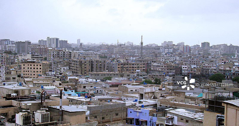 卡拉奇高角度视图图片素材