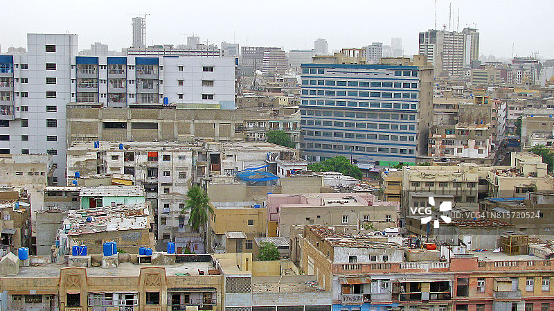 卡拉奇高角度视图图片素材