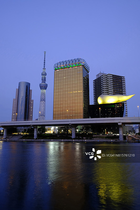 日本东京城市夜景图片素材