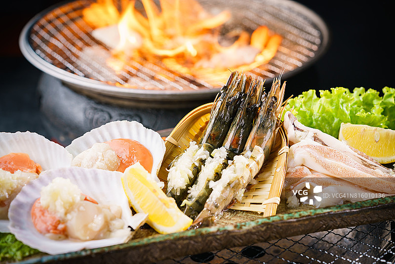 海鲜烧烤图片素材