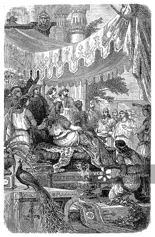 示巴女王（公元前10世纪）图片素材