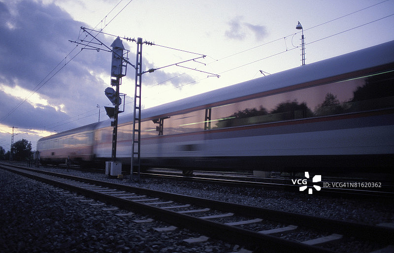 德国快速列车图片素材