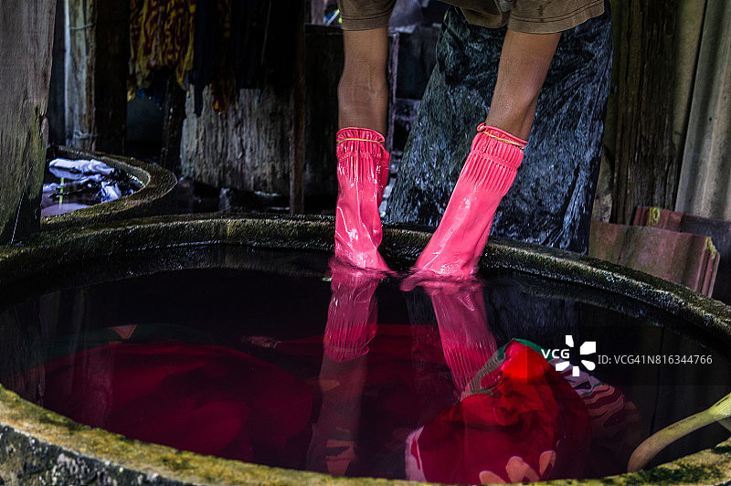 染色蜡染图片素材