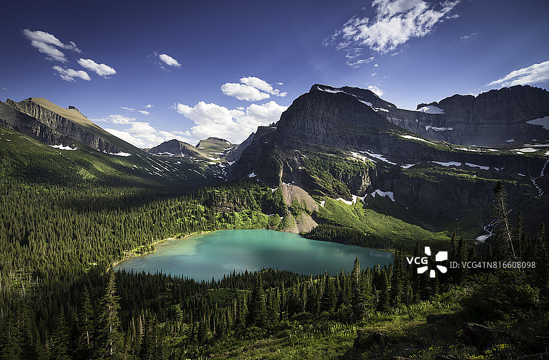 格林内尔冰川步道图片素材
