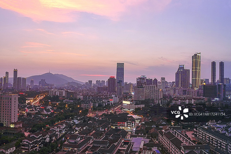 无锡城市夜景图片素材