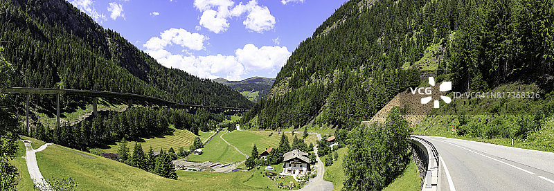 高山山脉景观图片素材