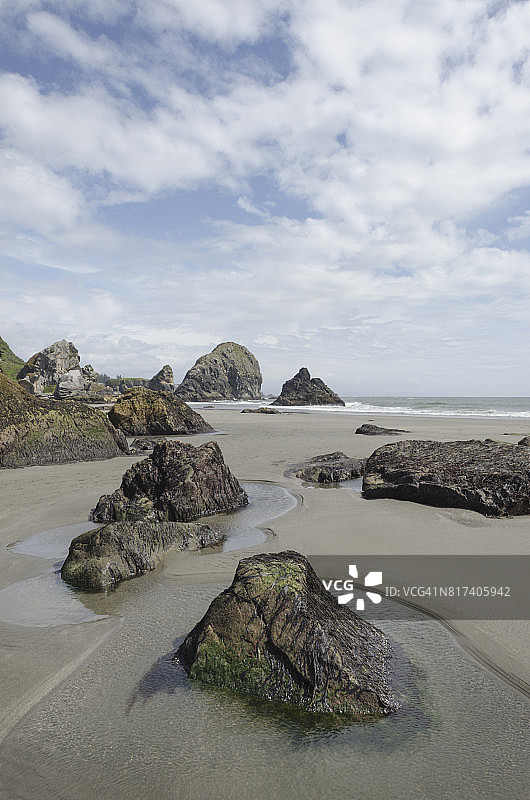 俄勒冈州哈里斯海滩图片素材