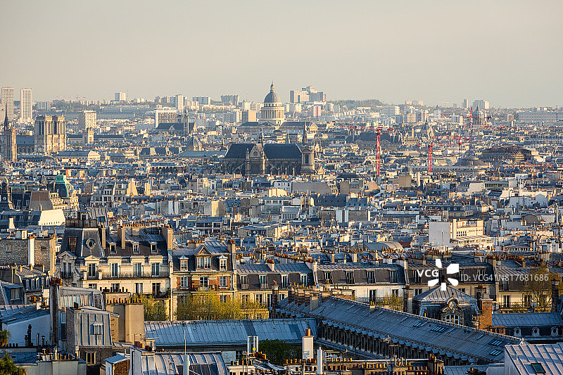 巴黎天际线图片素材