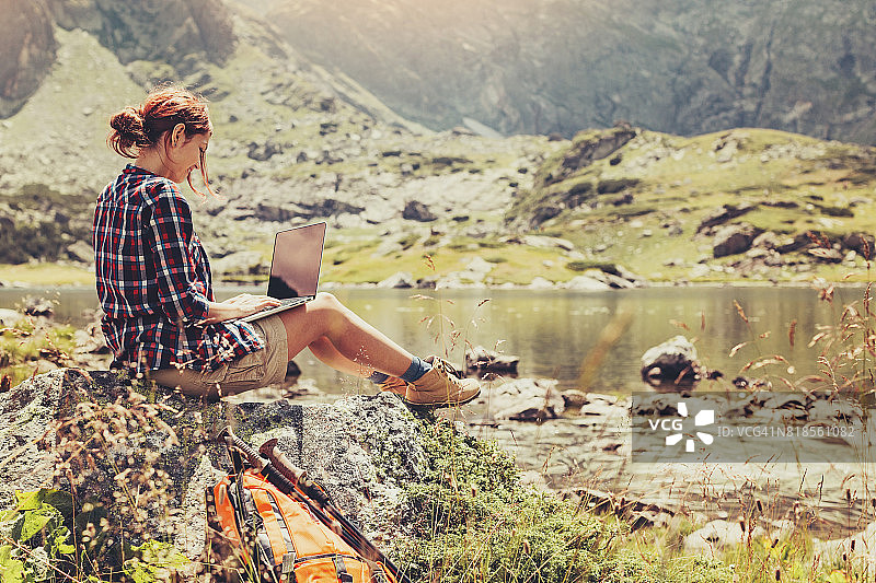 山中的无线技术图片素材