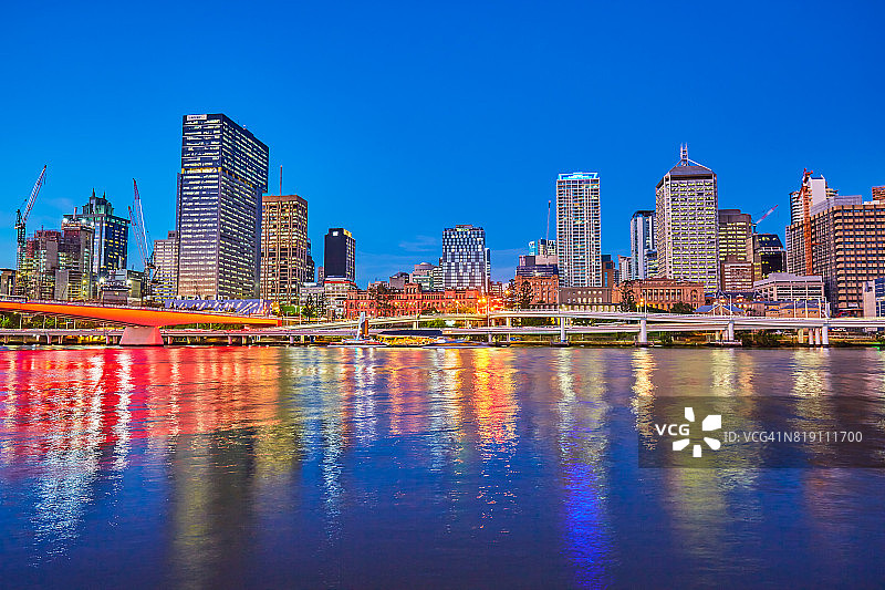 澳大利亚昆士兰州布里斯班市图片素材