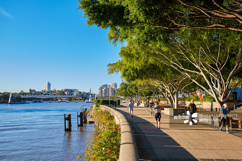 澳大利亚昆士兰州布里斯班南岸公园图片素材