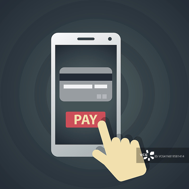 通过智能手机支付图片素材