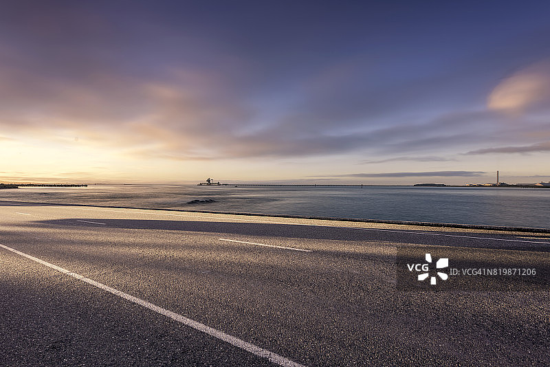 悬崖日落图片素材