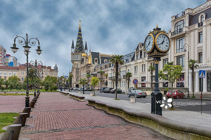 格鲁吉亚阿扎拉巴统欧洲广场图片素材