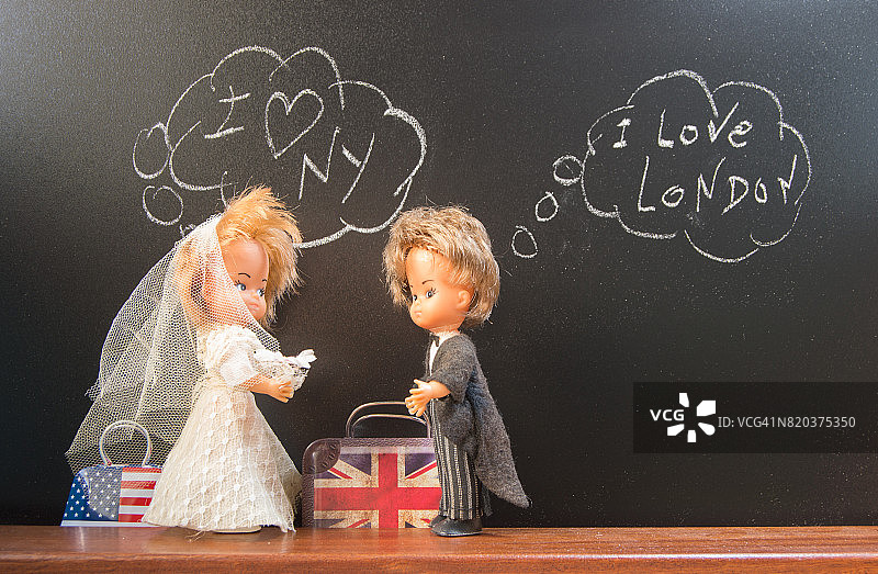 我去纽约，你去伦敦图片素材