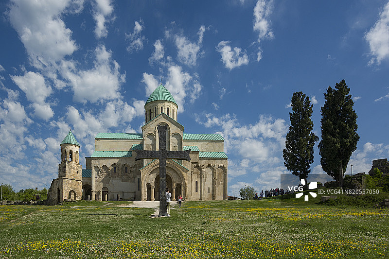 巴格拉特主教座堂（圣母升天主教座堂）外观，格鲁吉亚库塔伊西图片素材