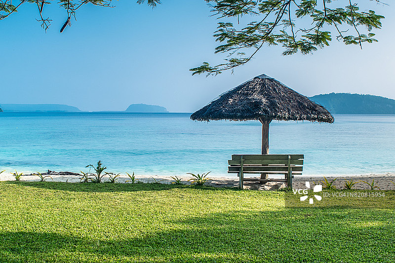 瓦努阿图的隆诺克海滩图片素材